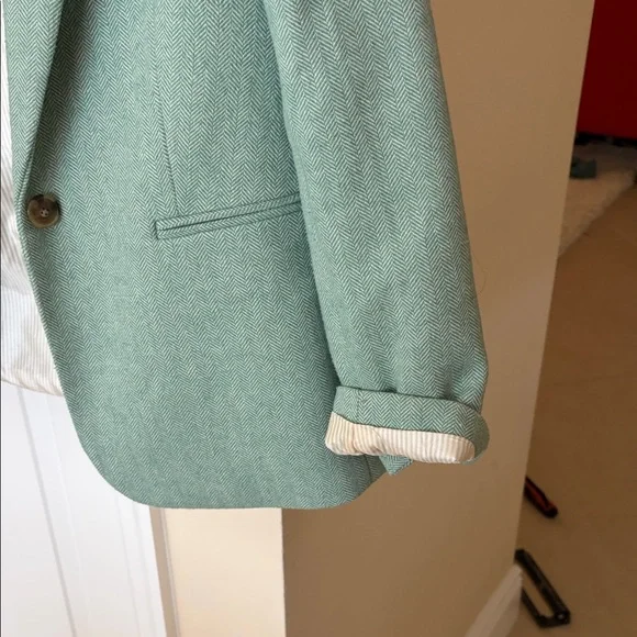 J. Crew Mint Green Blazer - Picture 3 of 6